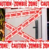 Avspärrningsband, caution zombie zone 6 m