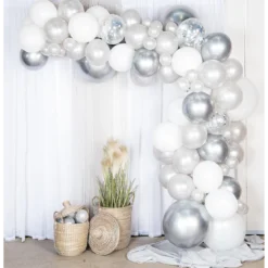 Ballongbåge, silver/krom