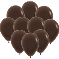 Ballonger, chokladbrun 30 cm 10 st