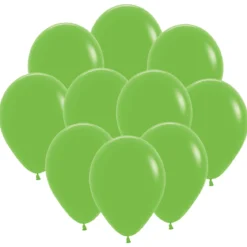 Ballonger, limegrön 30 cm 10 st