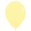 Ballonger, matta gul pastell 10 st