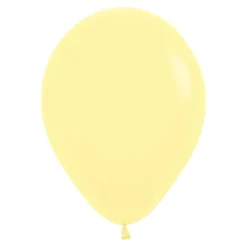 Ballonger, matta gul pastell 10 st