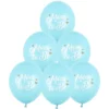 Ballonger, mom to be ljusblå 30 cm 6 st