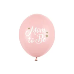 Ballonger, mom to be ljusrosa 30 cm 6 st