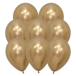 Ballonger, reflex guld 10 st