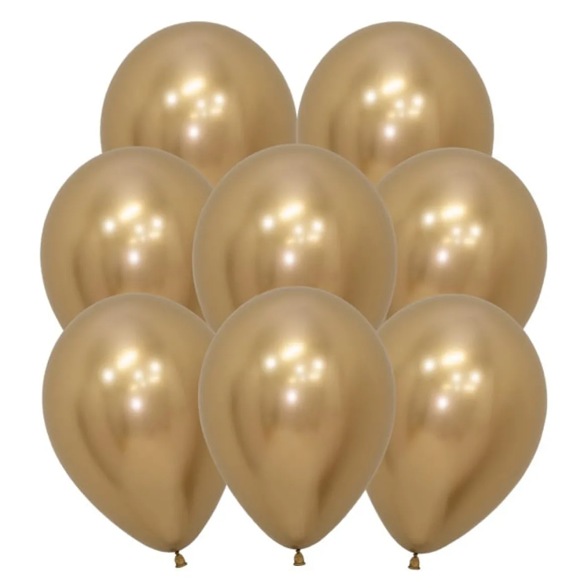 Ballonger, reflex guld 10 st