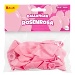 Ballonger, rosenrosa 30 cm 10 st