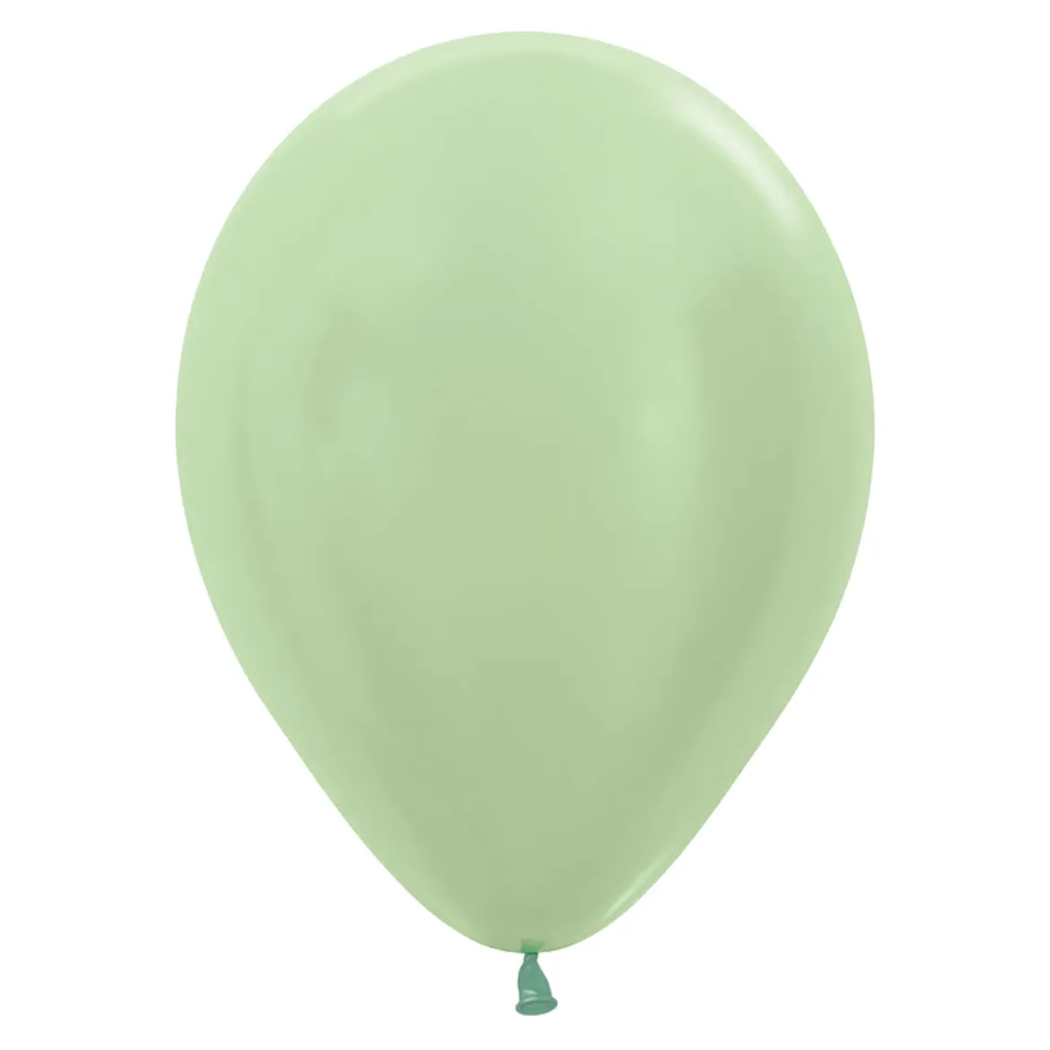 Ballonger, satin grön 10 st