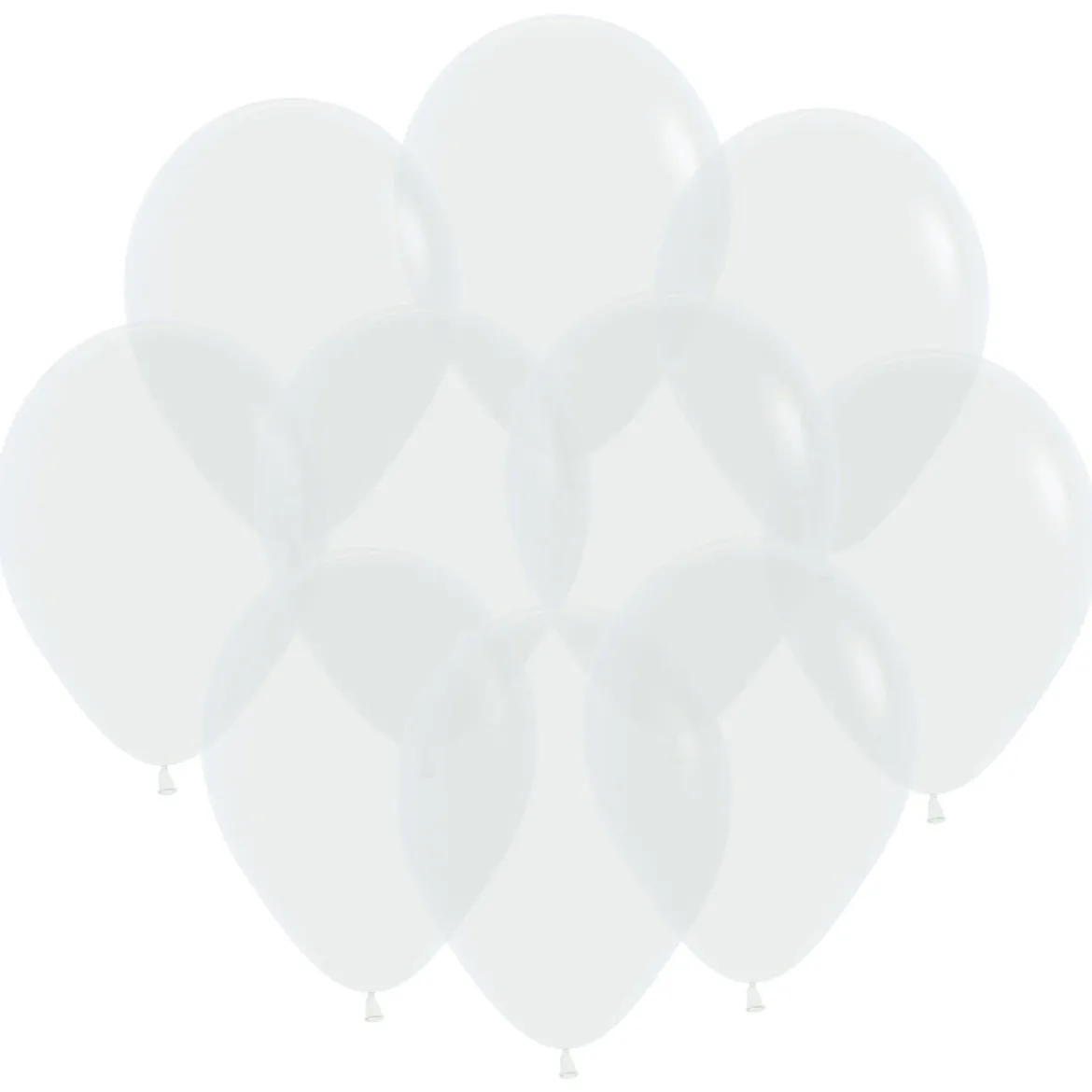Ballonger, transparent 30 cm 10 st