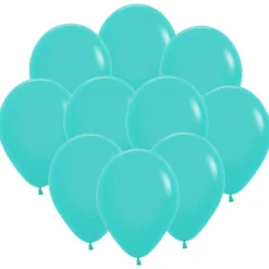 Ballonger, turkos 30 cm 10 st
