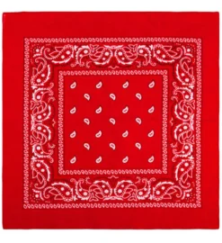 Bandana, röd 55x55 cm