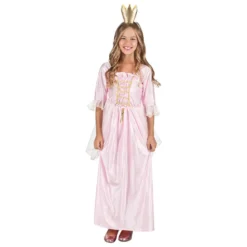 Barndräkt, prinsessa rosa 7-9 år