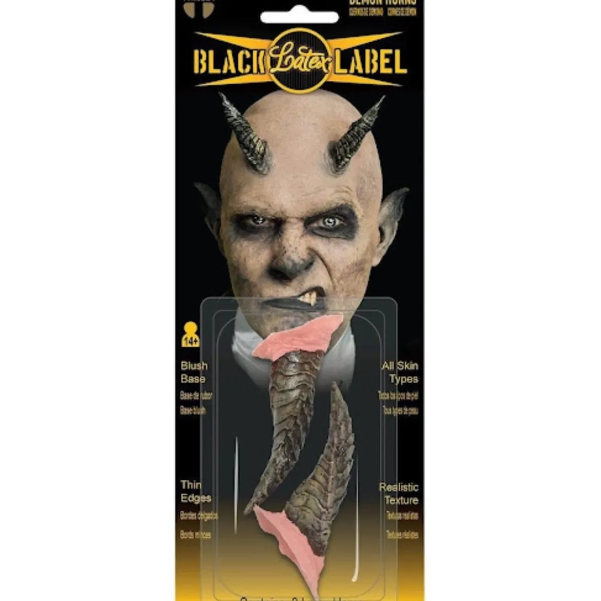 Black Label Latex Horns - Demon Horns
