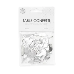 Bordskonfetti, Champagneflaska silver 14 g