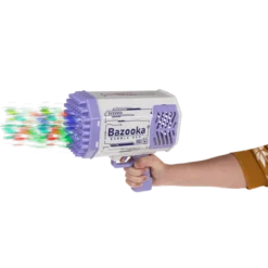 Bubbelpistol med LED, Bazooka