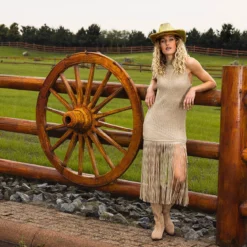 Cowboyhatt, groovy guld