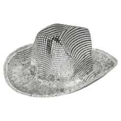Cowboyhatt, groovy silver