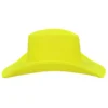 Cowboyhatt, neon gul