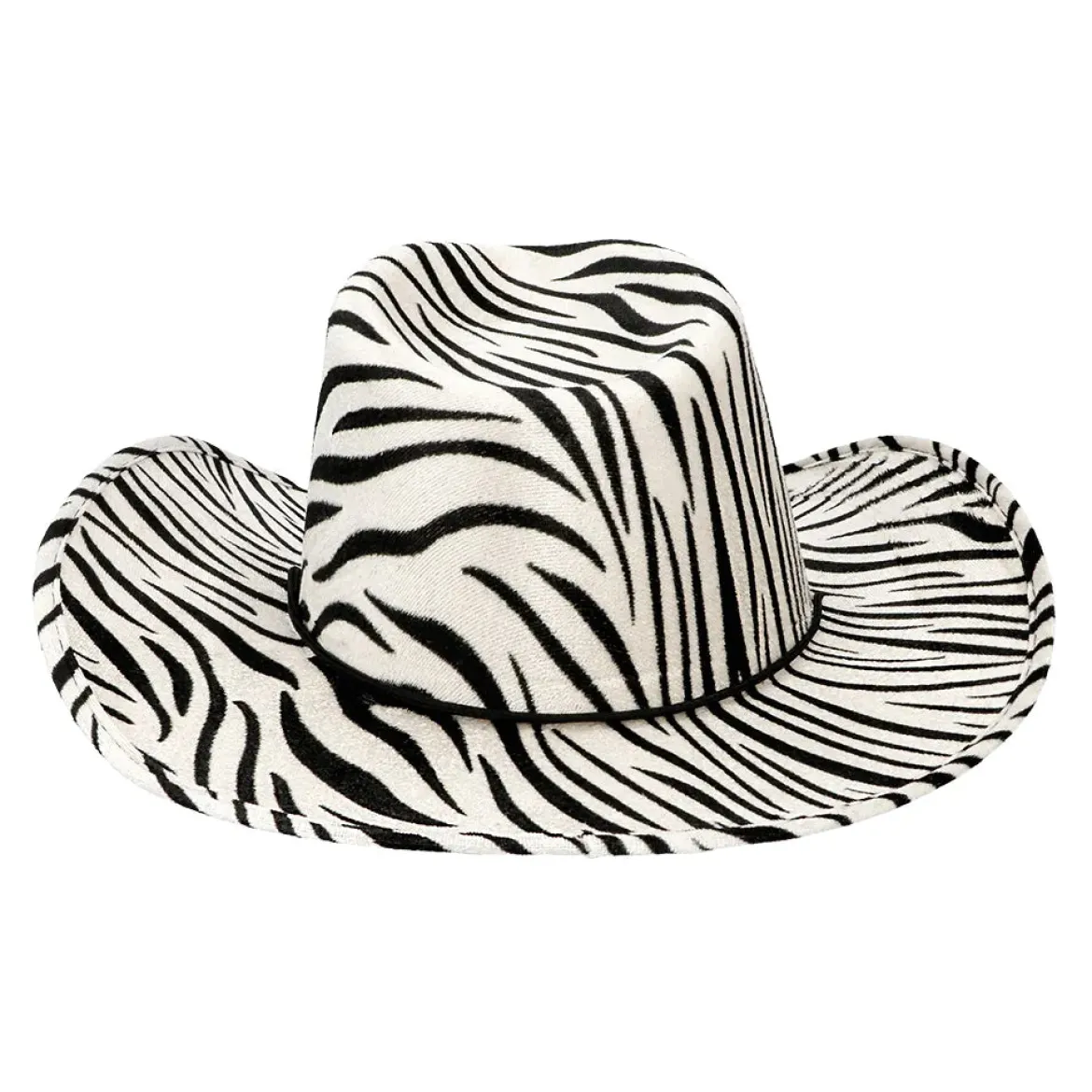 Cowboyhatt, zebra