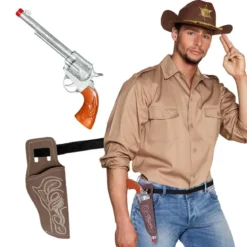 Cowboyset, pistol och hölster