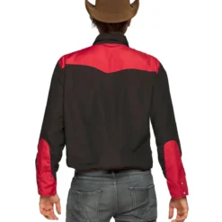 Cowboyskjorta, svart/röd