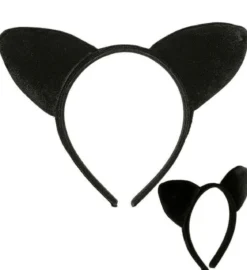 Diadem, katt svart