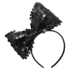 Diadem, rosett svart
