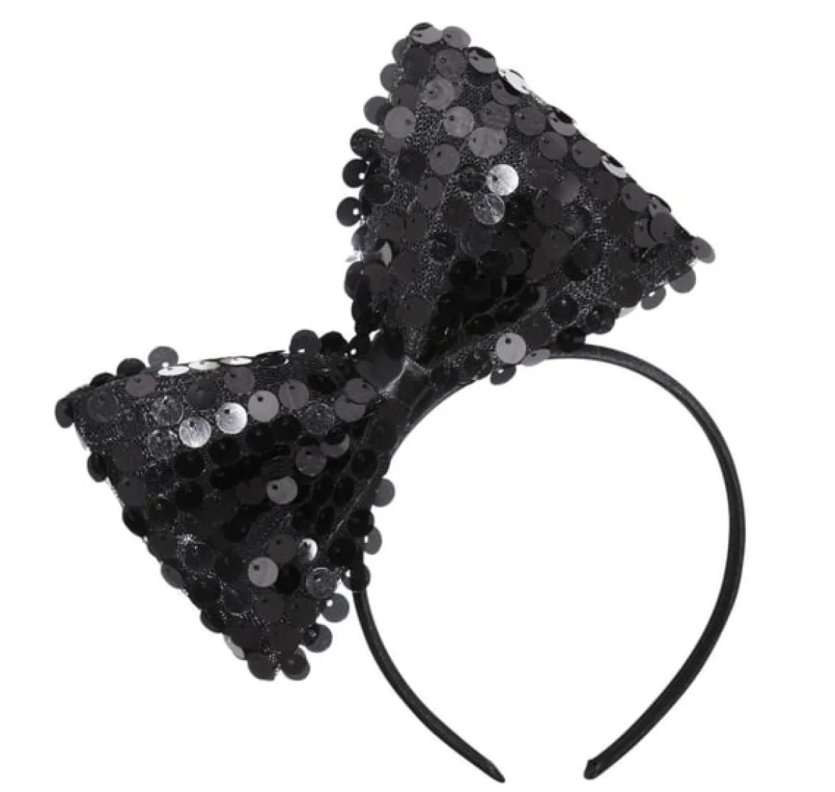 Diadem, rosett svart