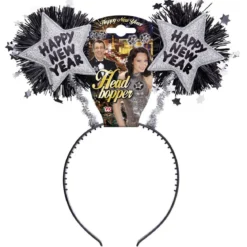 Diadem, silver happy new year