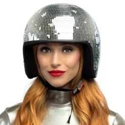 Discohjälm, silver