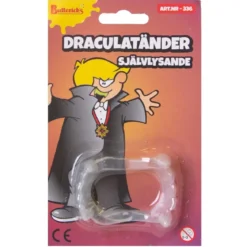Draculatänder självlysande