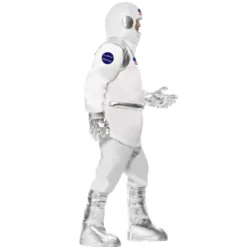 Dräkt, astronaut vit one size