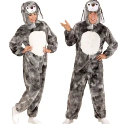 Dräkt bunny grå