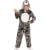 Dräkt, bunny grå M/L
