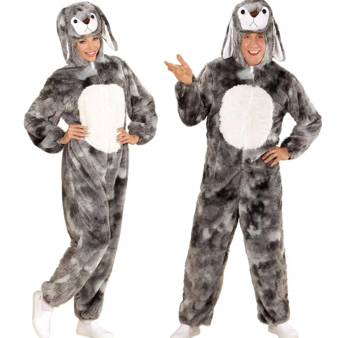 Dräkt, bunny grå M/L
