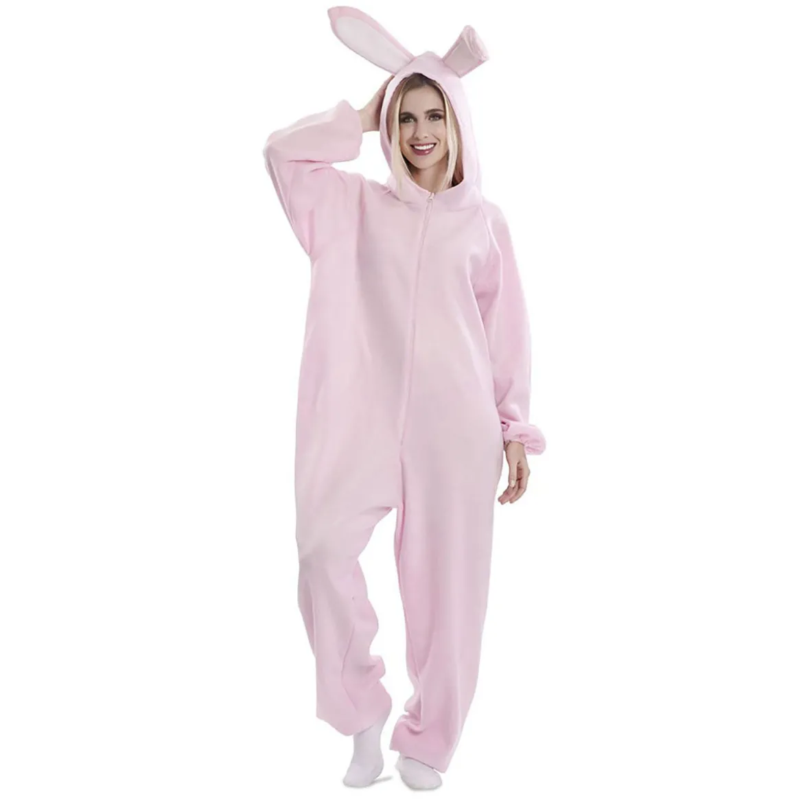 Dräkt, kanin rosa M/L