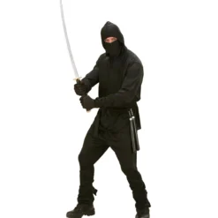 Dräkt, ninja svart