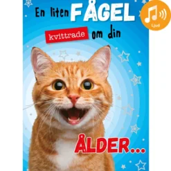 Dubbla kort med ljudeffekt, ..Fågel....