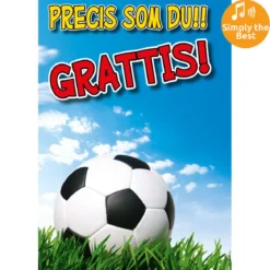 Dubbla kort med ljudeffekt, fullträff