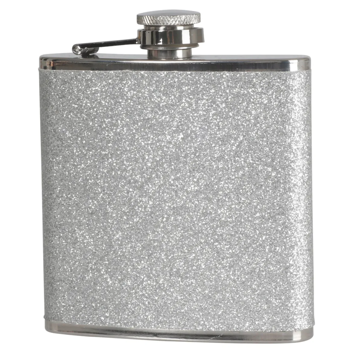 Fickplunta, glitter silver 18 cl