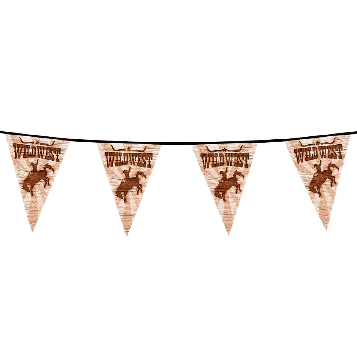 Flaggirlang, wild west 6 m