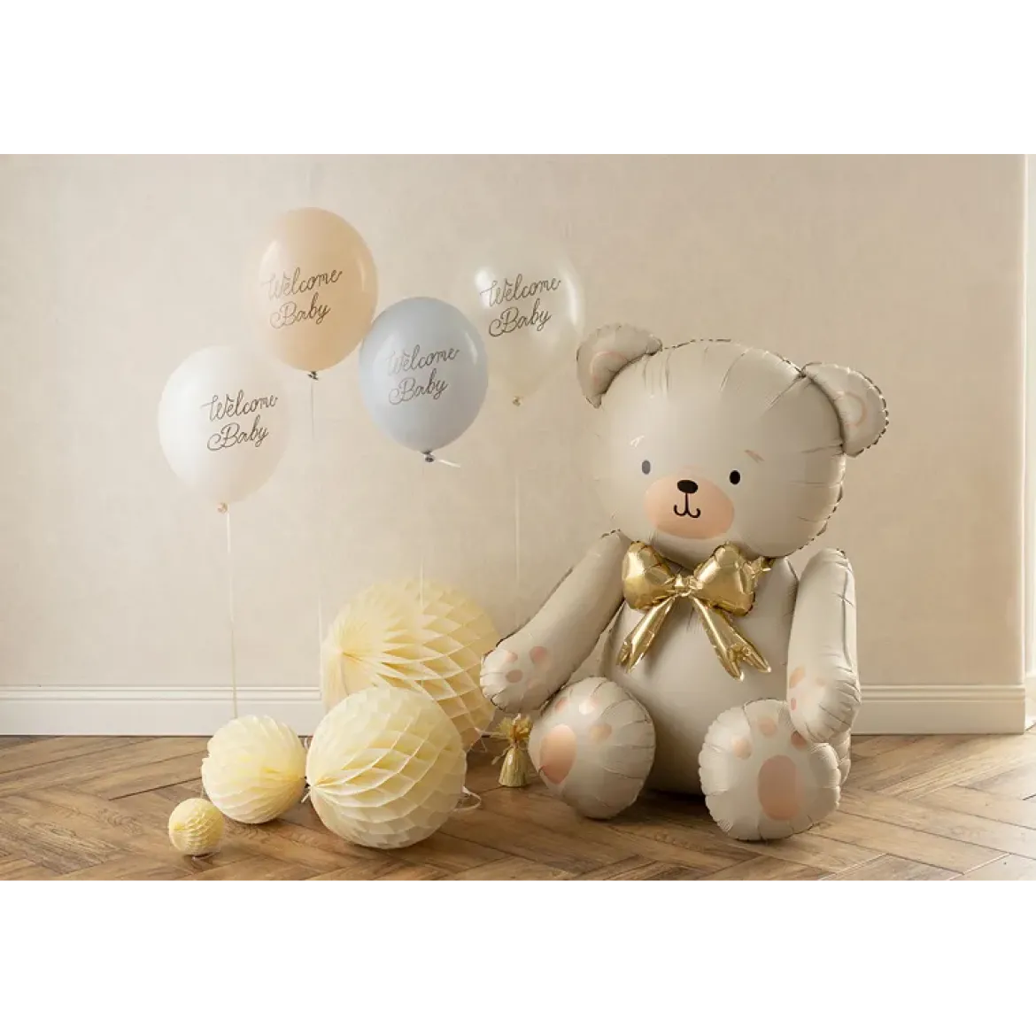 Folieballong, bear 75x84 cm