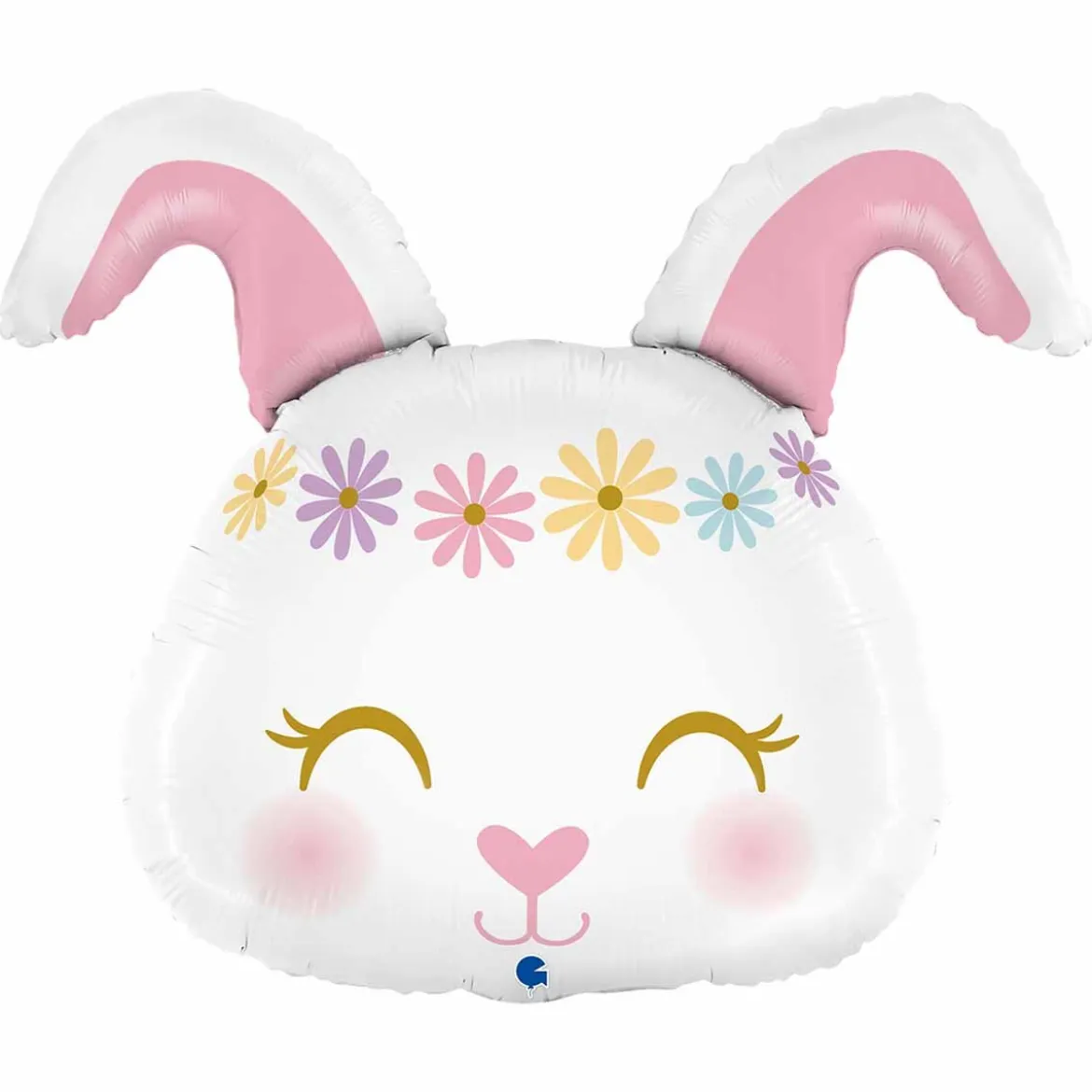 Folieballong, blommig kanin 59 cm