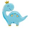 Folieballong, Blue Dino Shape 71 cm