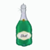 Folieballong, Champagneflaska Skål 91 cm