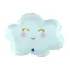 Folieballong, Cloudy Satin Pastel Blue