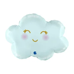 Folieballong, Cloudy Satin Pastel Blue