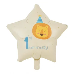 Folieballong, first birthday blå 46 cm