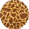 Folieballong, giraffmönster 43 cm