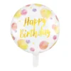 Folieballong, happy birthday prickar 46 cm